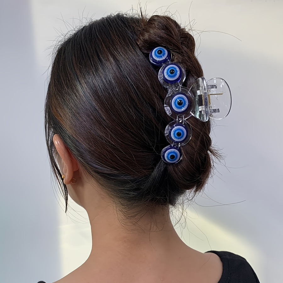 Devil's Eye Hair Clip Transparent Hair Accessories Female