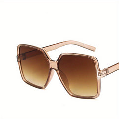 Large Square Sunglasses Gradient Glasses UV400
