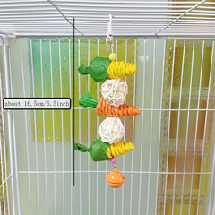 Parrot Carrot Chewing Toys for Endless Fun