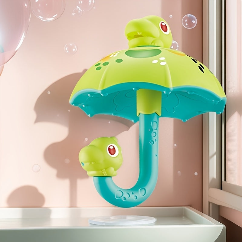 Dinosaur Umbrella Bath Toy Water Spray & Rotate Fun