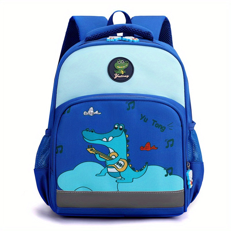 Kindergarten Primary School Cartoon Schoolbag Boys Girls Pony Crocodile Backpack