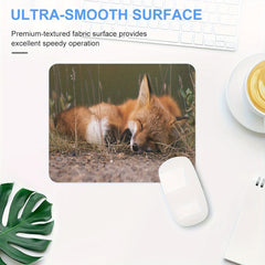 Gaming Mouse Pad Non slip Rubber Mat for Computers Laptops Office - Sleeping Fox