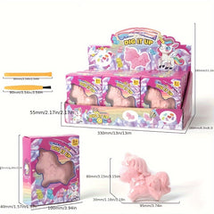 Rainbow Archaeological Dig Kit for Kids 3-8