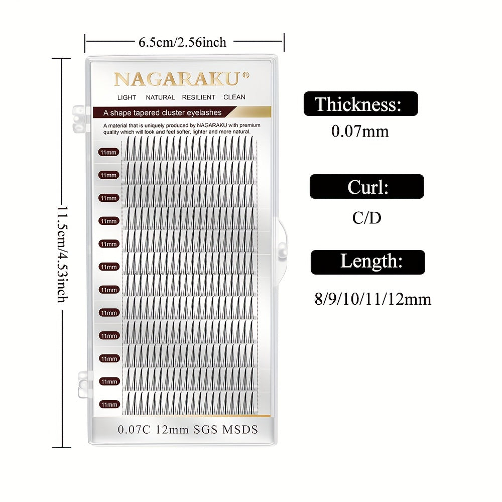 Volume Lashes Tapered Cluster Eyelash Extensions Premade Fans