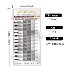 Volume Lashes Tapered Cluster Eyelash Extensions Premade Fans