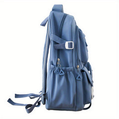 Stylish Large Capacity Backpack Durable Oxford Adjustable Straps Lightweight