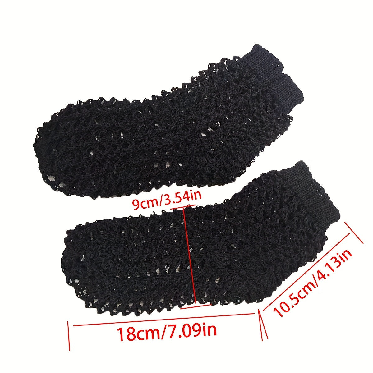 Solid Fishnet Socks Hollow Out Crew Stockings