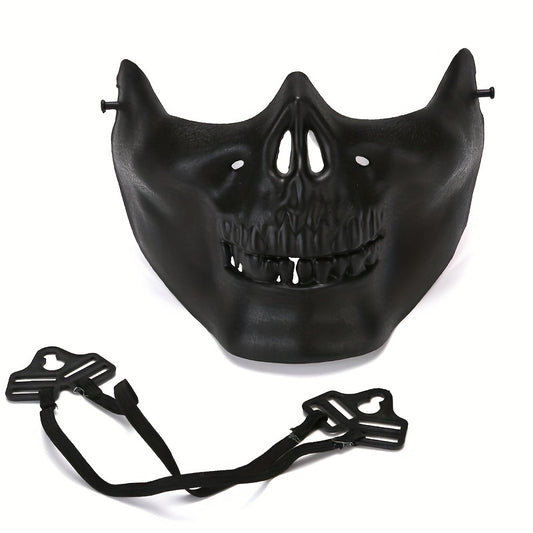 Halloween Skull Half Face Mask Stage Show Horror Ghost Mask