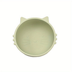 Kids Silicone Tableware with Suction Cups BPA-Free Bowls