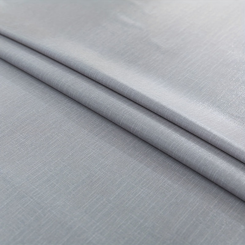 Nordic Light Gray Waterproof Tablecloth Anti-scalding Solid Desk Coffee PVC Mat