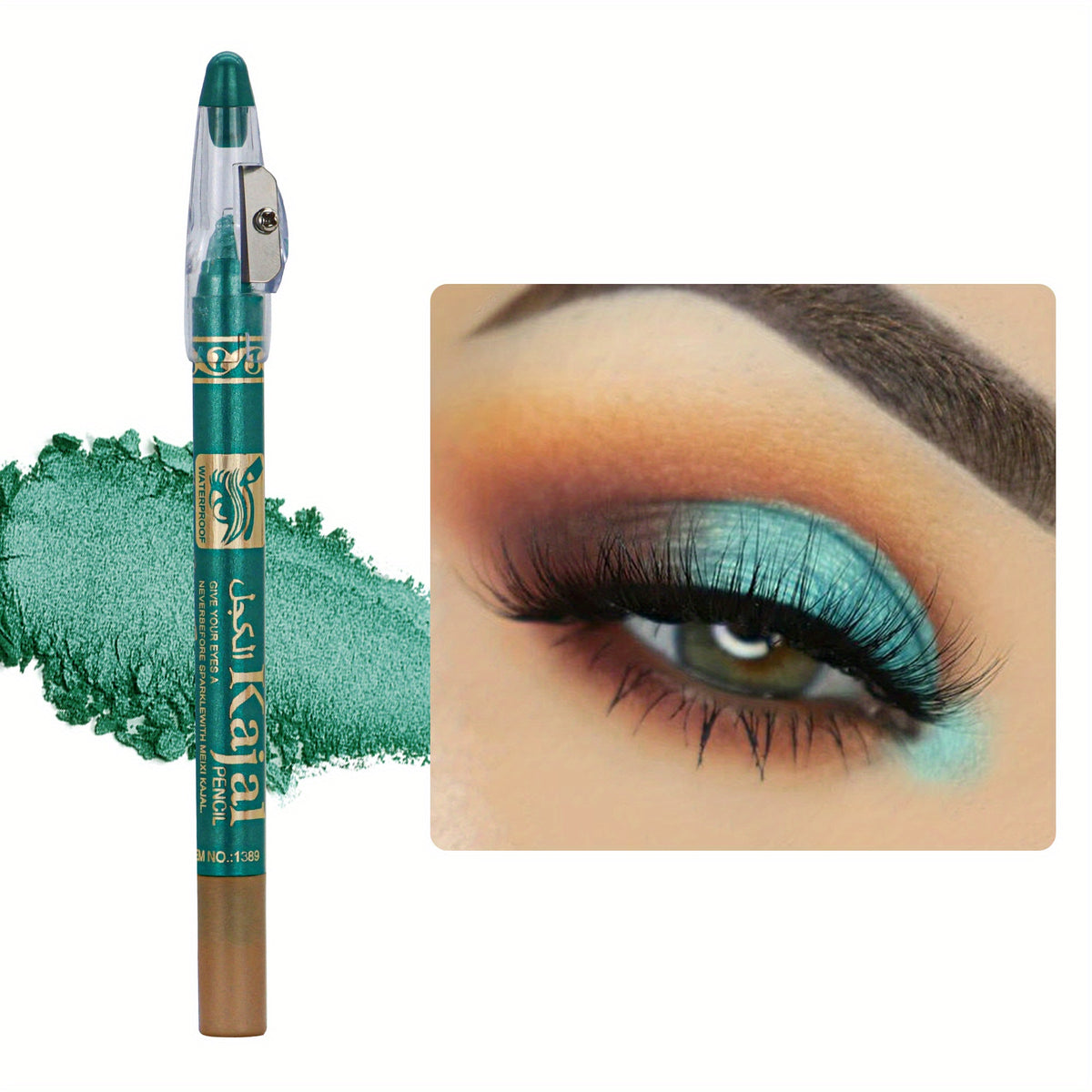 Pearly Eyeshadow Stick Waterproof Green 03