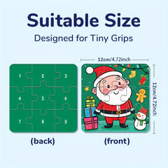 36pcs Christmas Jigsaw Puzzle Santa & Tree Toys for Creativity