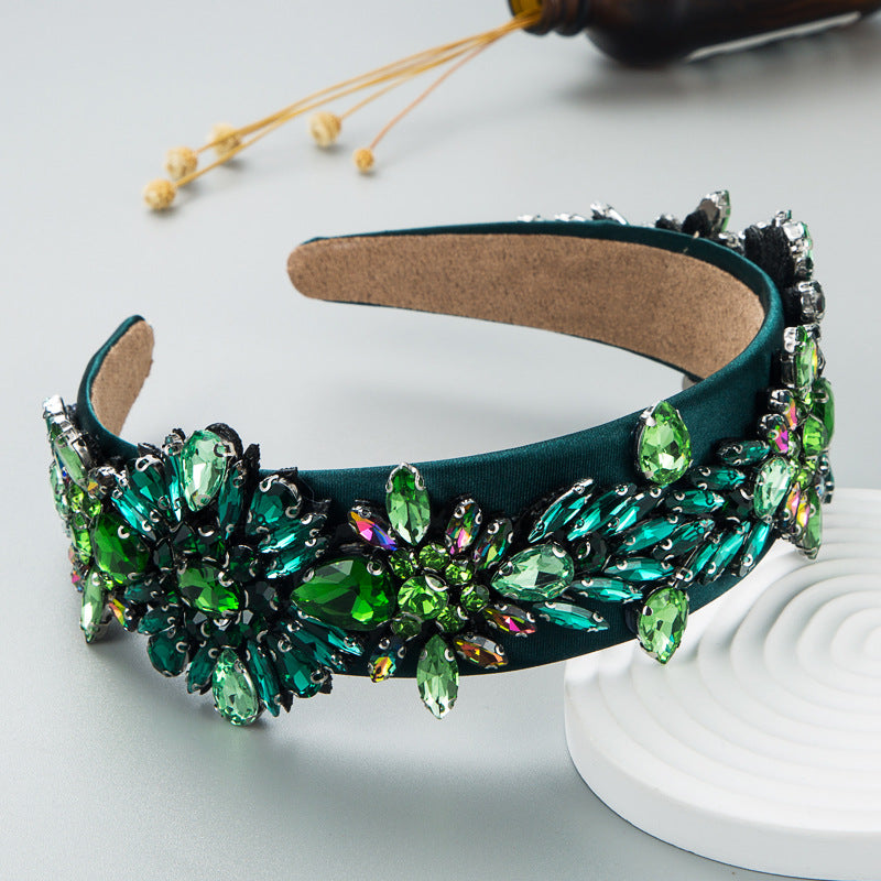 Rhinestone Headband Glitter Hair Accessories For Women