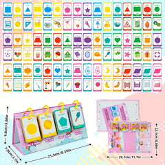 NeslGenc Learning Flashcards Set for 3-6 Year Olds