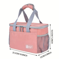 Insulated Lunch Bag with Pockets for Work, School & Picnics
