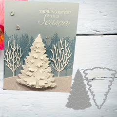 1pc DIY Christmas Tree Metal Cutting Dies Stencils Scrapbook Embossing