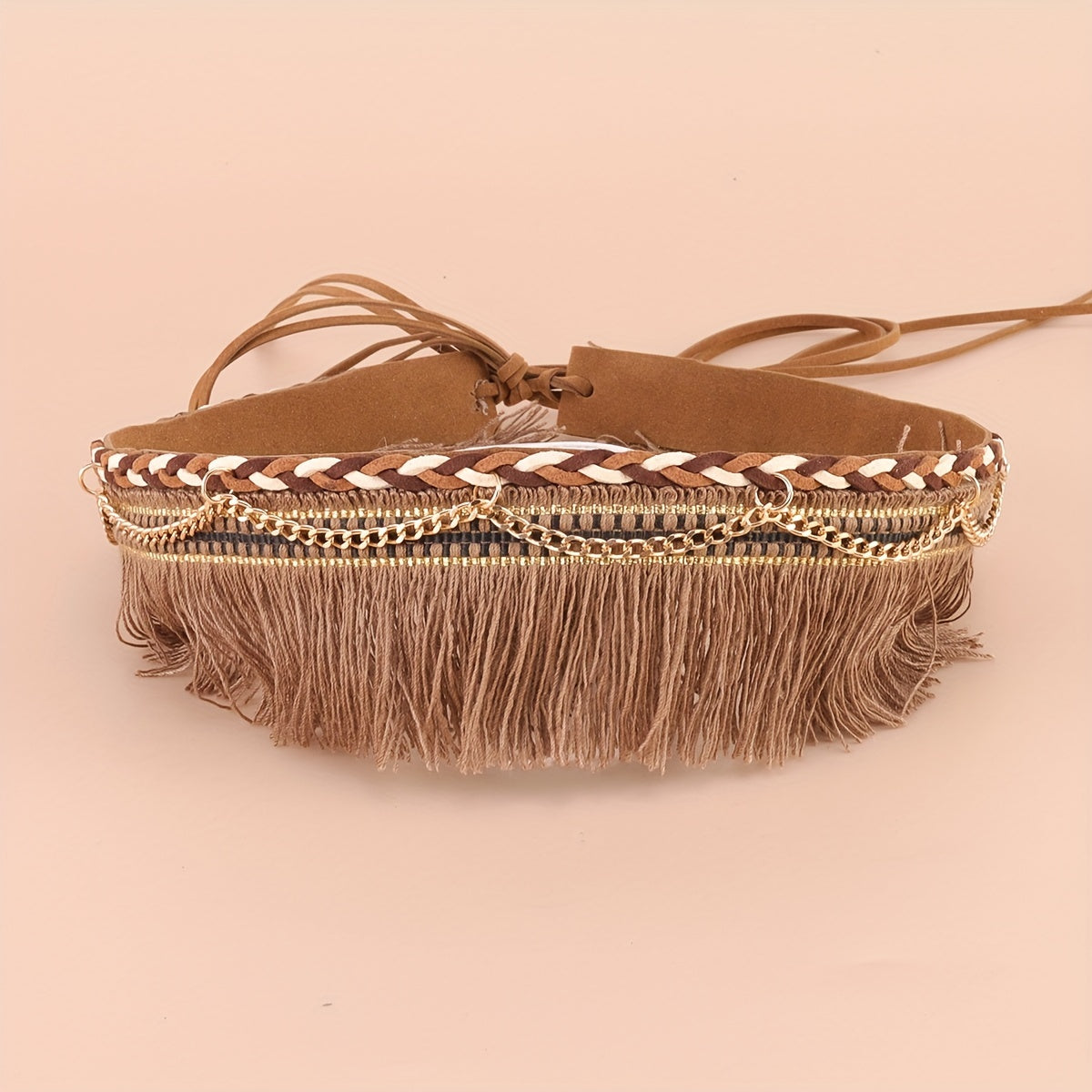 Boho Turquoise Tassel Hat Band Western Style Cowboy Cowgirl Hatband