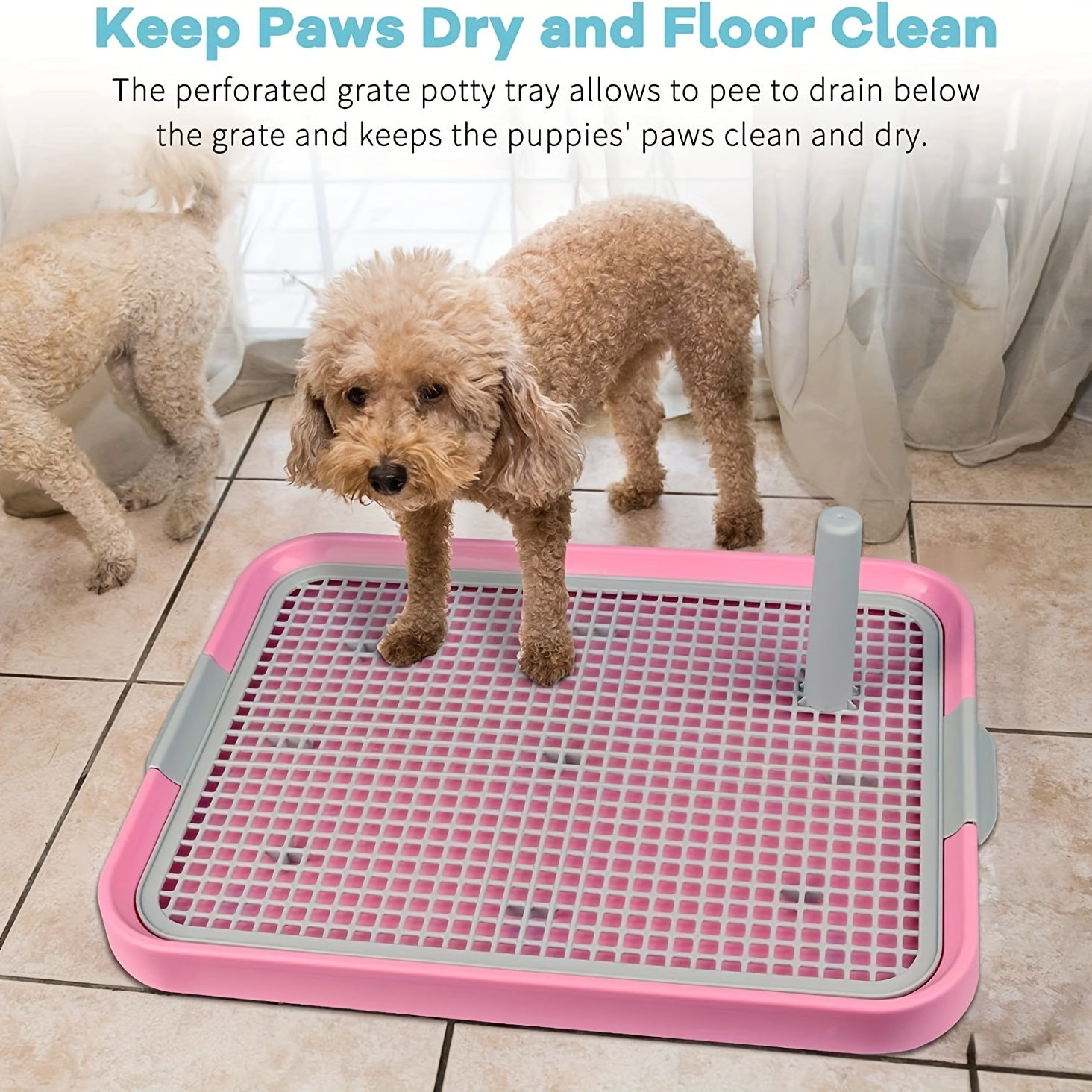 Indoor Dog Litter Box Holder Puppy Training Tray