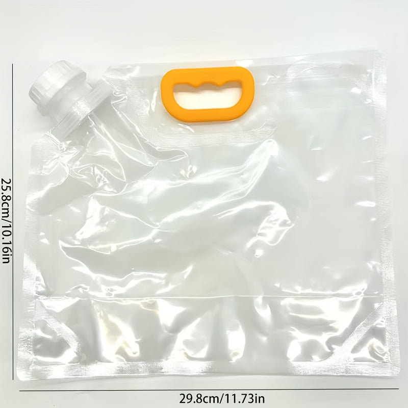 5pcs Visual Transparent Food Storage Bag with Moisture Proof Seal and Stand Up