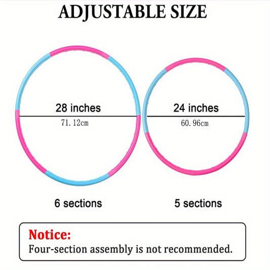 Kids Sports Hoop Adjustable Toy Hoop