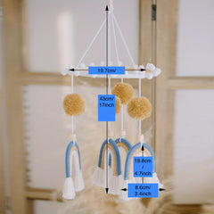 Handcrafted Baby Crib Rattle - Perfect Newborn Gift