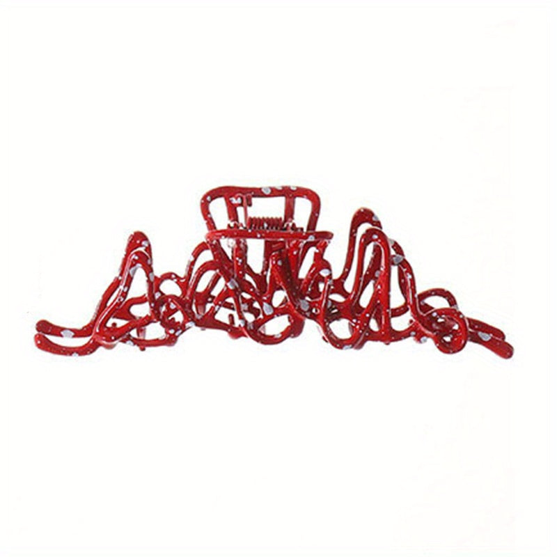 Women's Irregular Metal Hair Claw Ponytail Hair Clip