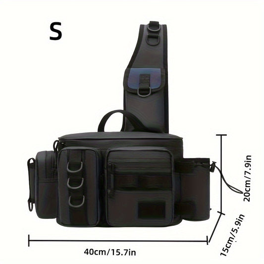 Fishing Tackle Bag Sling Pack Portable Fly Fishing Fanny Pack