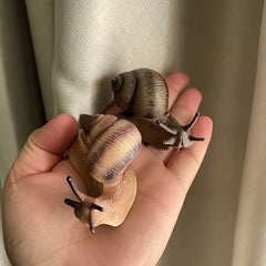 Snail Figurine PVC Desk Decor Animal Shaped Statue Home Office Decoration
