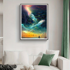 Wonderland Landscape Canvas Painting Poster for Home Wall Decor