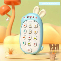 Baby Cell Phone Toy with Early Education & Music Sensory Rabbit Learning Phone