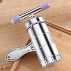 Stainless Steel Manual Noodles Press with 3 Moulds