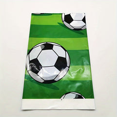 Soccer Party Tablecloth Green Football Table Decoration