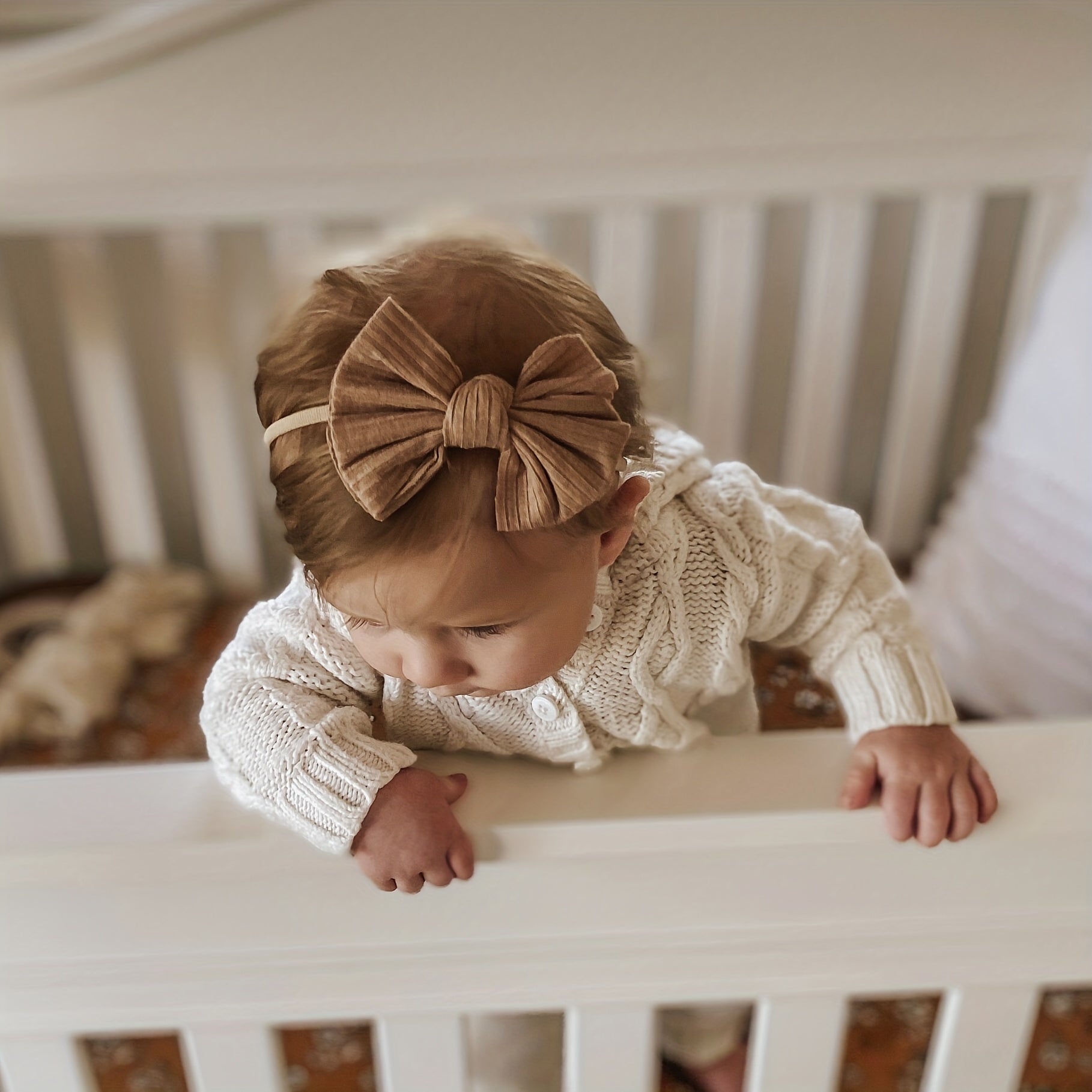 Threaded Bow Baby Decorative Headband