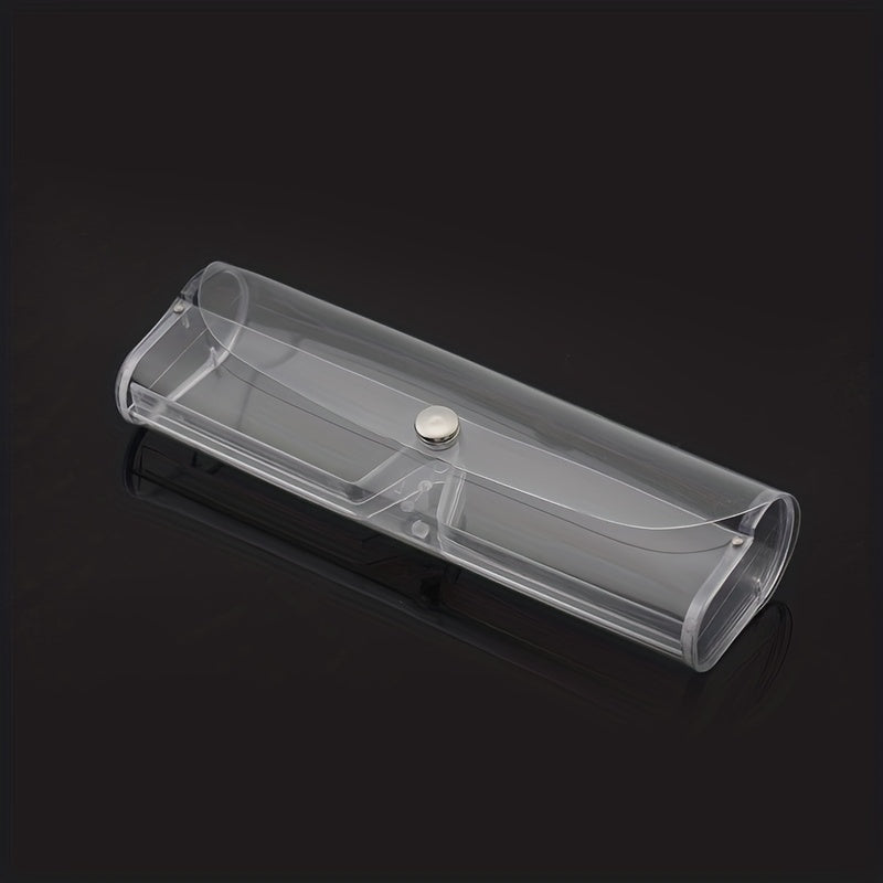 Transparent Plastic Glasses Case Lightweight Portable Myopia Glasses Box