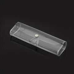 Transparent Plastic Glasses Case Lightweight Portable Myopia Glasses Box