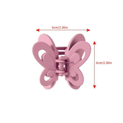 Butterfly Hair Claw Clips Strong Hold Grip Hair Jaw Clip For Thick Hair