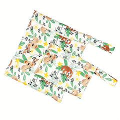 2pcs Hanging Diaper & Napkin Storage Bags - Organize & Clean Home