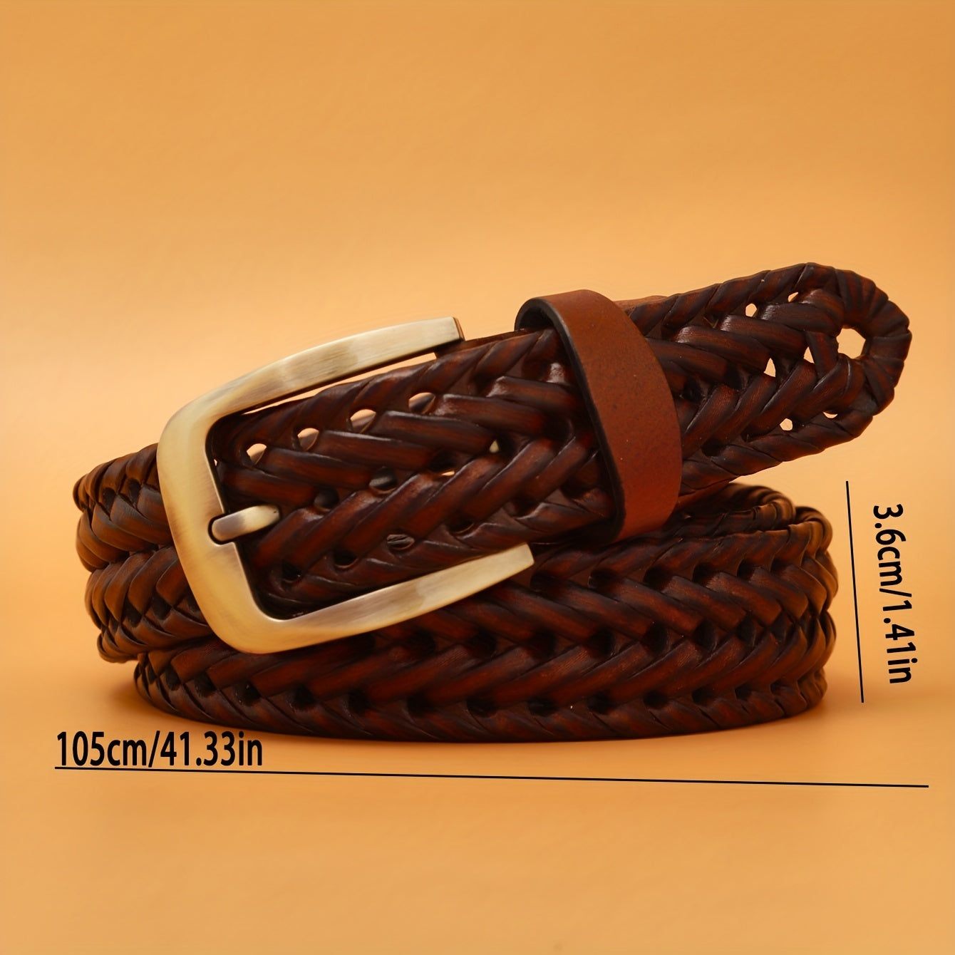 Classic Hollow Buckle Belt for Men - Denim Pants Jeans Casual Fashion