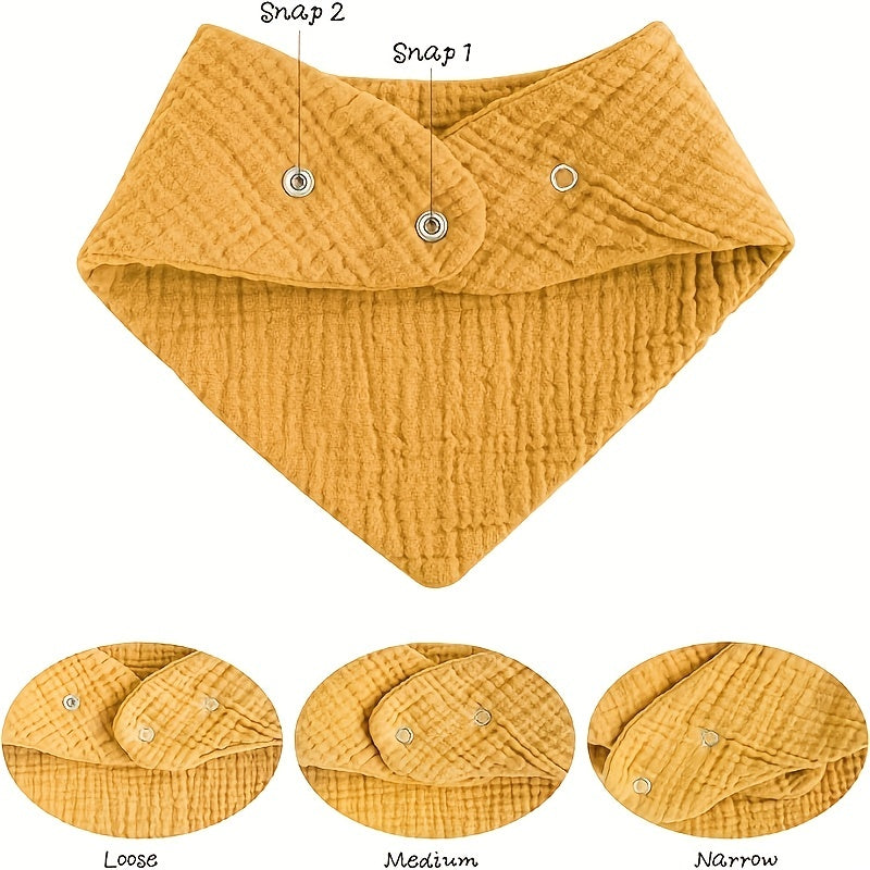Baby Double Gauze Drool Towel Baby Crepe Gauze Bib