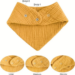 Baby Double Gauze Drool Towel Baby Crepe Gauze Bib