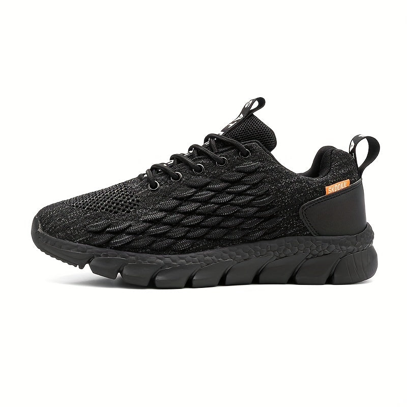 Men's Knitted Walking Shoes Lightweight Comfy Casual Shoes