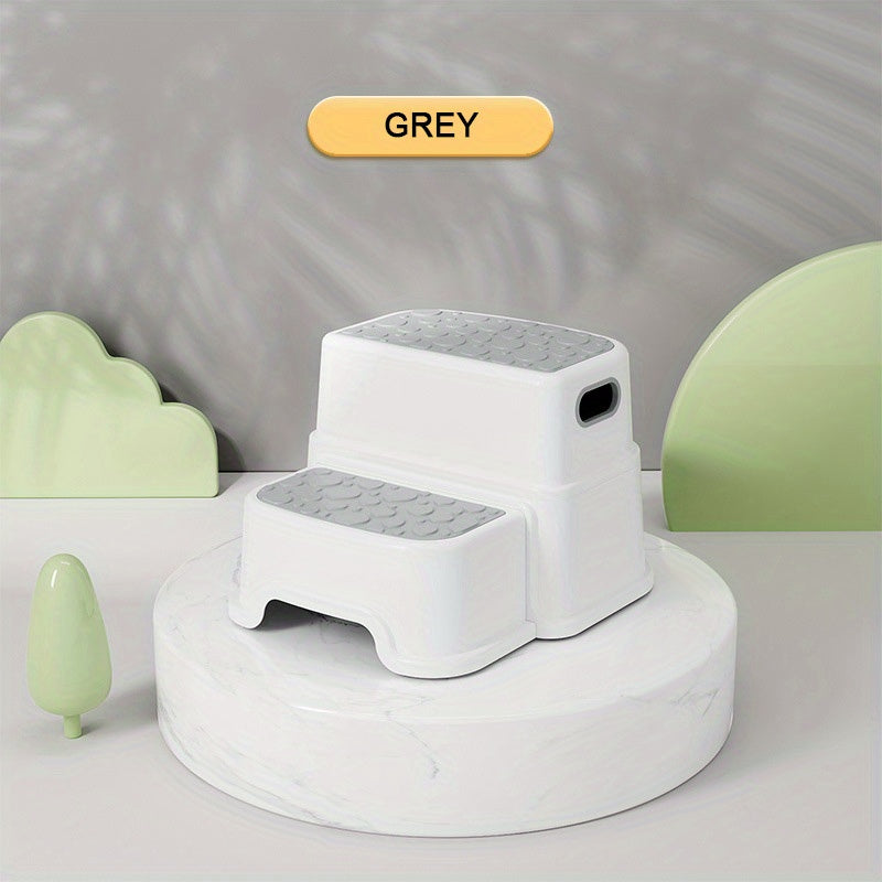 Anti Slip 2 Step Stool for Toilet Potty Training Bathroom Safe