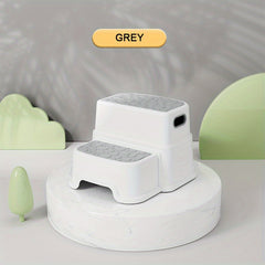 Anti Slip 2 Step Stool for Toilet Potty Training Bathroom Safe