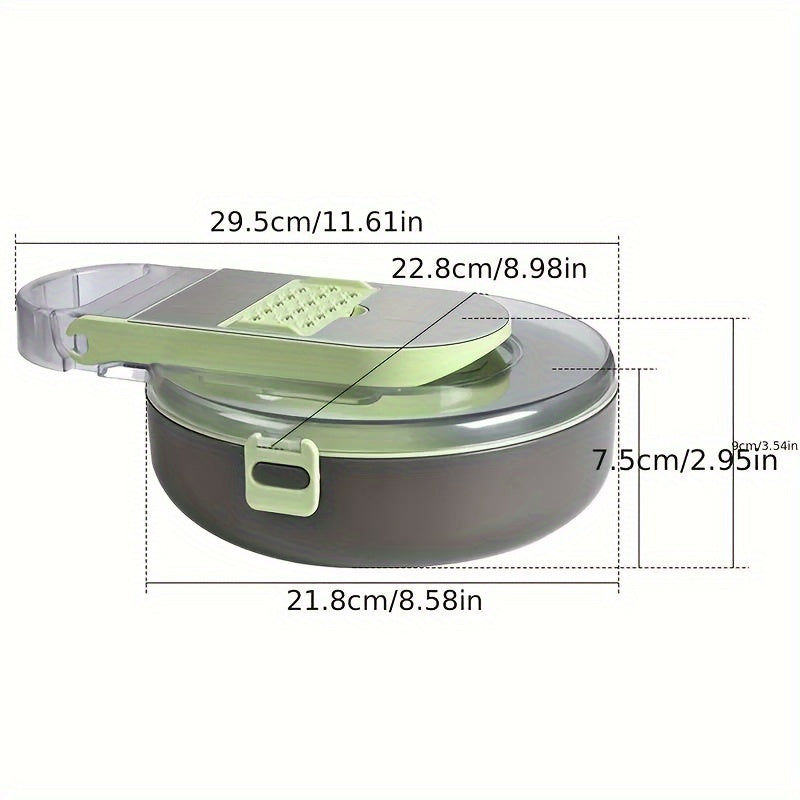 Kitchen Vegetable Shredder With Blades Fruit Slicer Handle Food Grinder