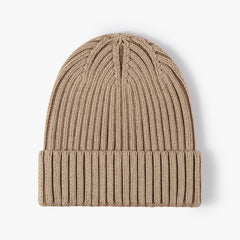 Men's Winter Knitted Cuffed Beanie Hat Ear Protection