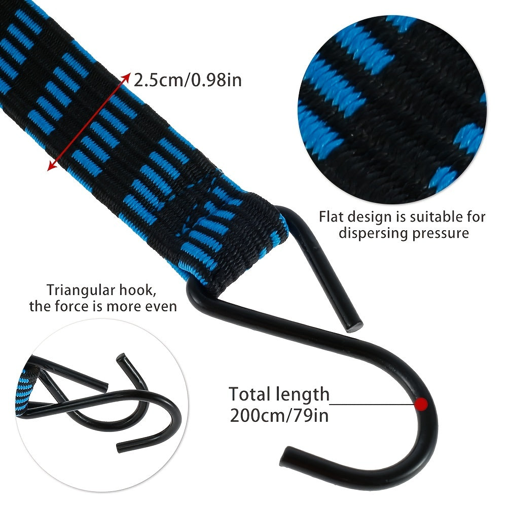 5Pcs Bungee Cords Heavy Duty Luggage Straps