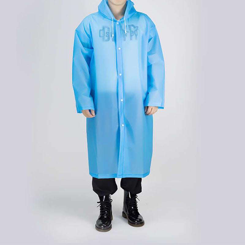 Transparent Raincoat for Outdoor Travel Eco Friendly Waterproof