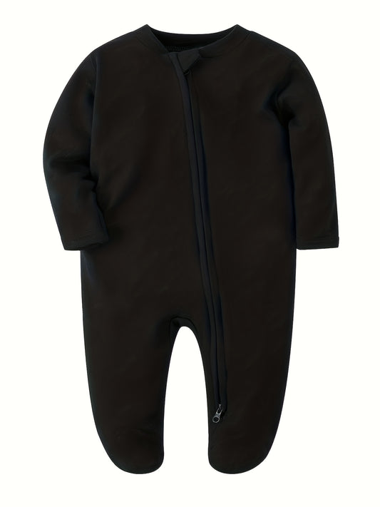 Cozy Unisex Newborn Infant Footed Pajamas with Mittens Cotton Onesies