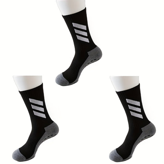 3 Pairs Anti Slip Sweat Absorbing Socks for Running Training