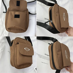 Canvas Printing Star Crossbody Bag Women Casual Messenger Bag